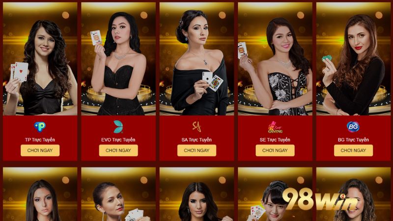 Đôi nét về sảnh casino của 98win