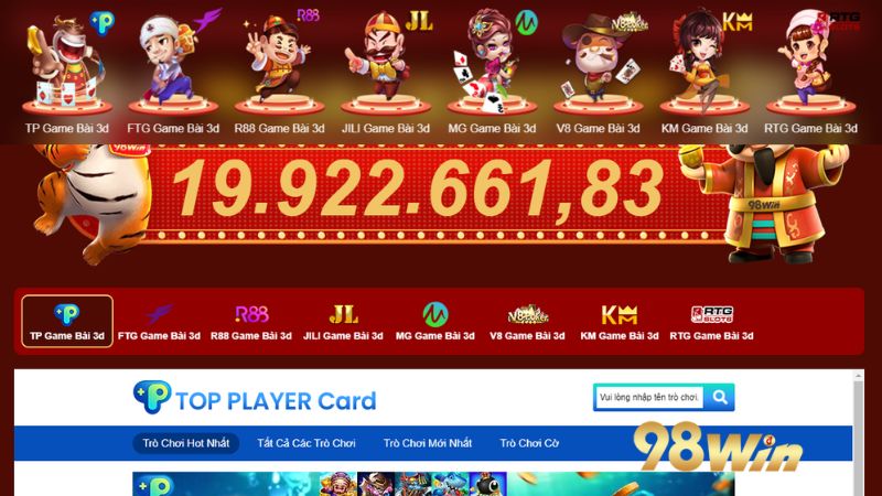 thế giới game bài 98win